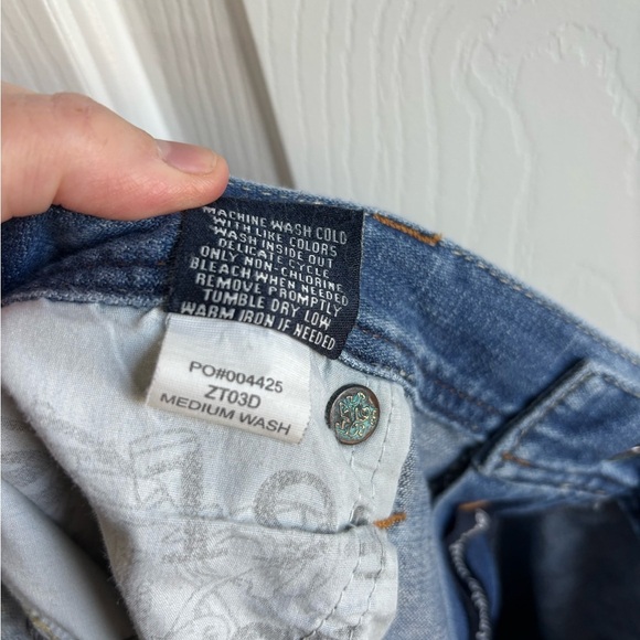 Nat Nast Jeans Mens 38x34 Blue Maverick Straight Medium Wash Faded Luxury Denim - Picture 11 of 11